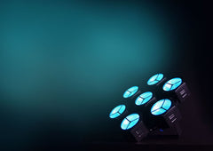 Citronic CosmoPAR: 7x40W COB LED RGBW PAR Light