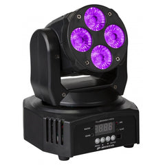 JB Systems Clubwash Mini LED Moving Head 4x 12W Hex RGBAWUV