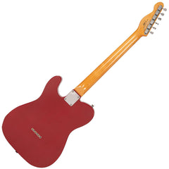 Vintage V62 Proshop Unique Guitar - Metallic Burgundy
