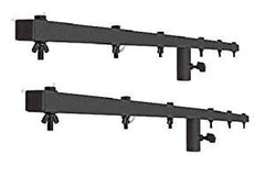 2x Pulse Heavy Duty T-Bar Lighting Stand (1.5m)