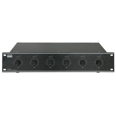 DAP VCR-650 Contrôleur de volume 6 x 50 W monté en rack 100 V 