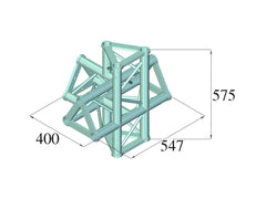 Alutruss Trisystem Pat-51 5-Way Pc.