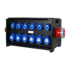 Boîte de distribution PCE MERZ 63A 3PH RCBO avec Pass Thru
