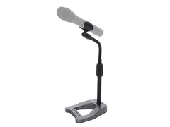 HQ Power Pied de table pour microphone avec col de cygne + pince microphone