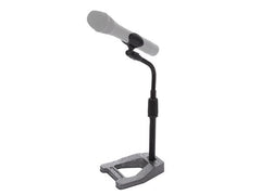 HQ Power Microphone Table Stand with Gooseneck + Microphone Clip