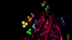 2x Chauvet DJ Wash FX Hex LED Flood RGBAW+UV 18 x 8W