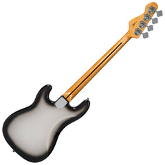 Vintage V4 Bass Guitar Maple - Silver Burst