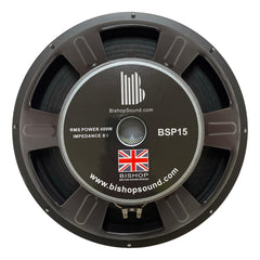 BishopSound 15" Pressed Steel Driver 400W RMS 8Ω