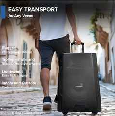 Gemini GSP-5500 Professional 15" Bluetooth PA Speaker 2200W *B-STOCK*