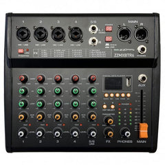 ZZIPP ZZMXBTR6 KOMPAKTMISCHER 6-Kanal DSP USB Bluetooth