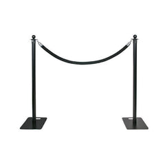 Wentex-Seil für Poller, Schwarz – 150 cm