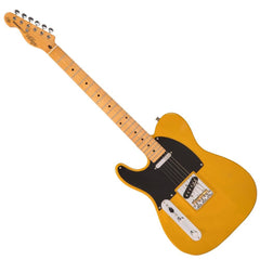 Vintage V52 Left Handed Electric Guitar - Butterscotch