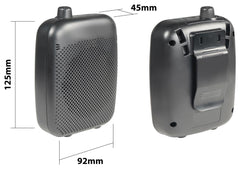 E-Audio Waistband Voice Amplifier with Bluethooth & Wired Headset 10W