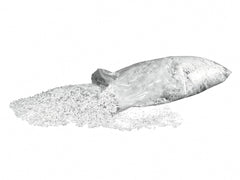 Zubehör-Konfetti, UV-aktives Weiß, 7 mm, 10 kg