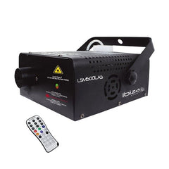 Ibiza Light 500W Fog Smoke Machine inc Red Green Laser Light & Wireless Remote