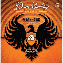 Dean Markley Blackhawk Coated Pure Bronze A Strings  Light 11-52