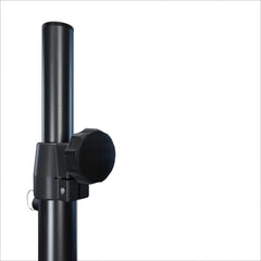 2x Thor BOX-BP Lautsprecherständer mit quadratischem Sockel, schwarz, robust, für PA-DJ