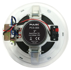 4x Pulse Ceiling Speaker 5" 7W 100V Sound System PA Speaker