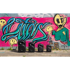 Ibiza Sound PORT15VHF-BT Système de sonorisation Bluetooth portable 15" 800 W avec micros sans fil