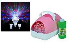 Sensory Lighting Kit - Bubble Machine and Moonbulb Colour Effect Light