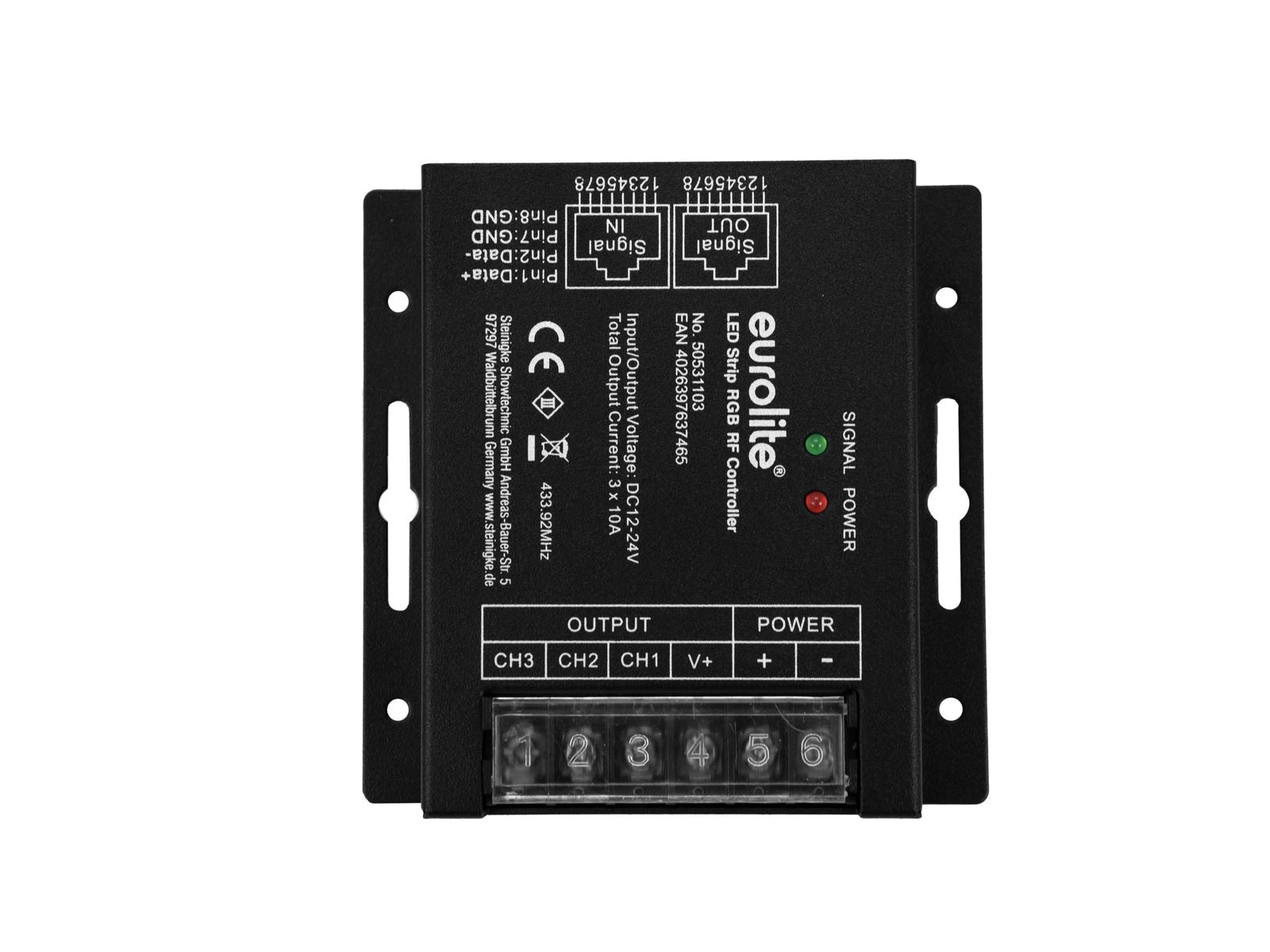 Eurolite LC-4 LED Strip RGB DMX Control – France Eurolite LC-4 LED Strip RGB DMX Control – France