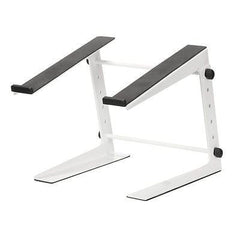 Weißer DJ-Laptopständer aus robustem Metall