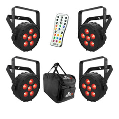 Chauvet SlimPar T6BT LED Par Can Bluetooth - Control from Mobile App Bundle