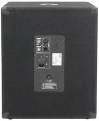 2x QTX QT15SA 15" Aktiv-Subwoofer-Basslautsprecher