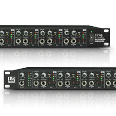 LD Systems HPA 6 19" Kopfhörerverstärker 6-Kanal