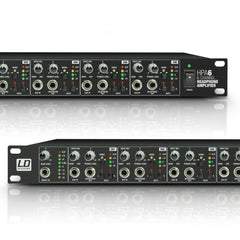 LD Systems HPA 6 19" Headphone Amplifier 6-Channel