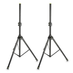 Paar Gravity SP 5111 B kurze Lautsprecherständer 35 mm, Aluminium, schwarz