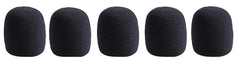 Pulse Microphone Windshield Black, Pack of 5 - MWS-BK-5PK