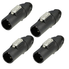 4x Neutrik NAC3MX-W PowerCON TRUE1 IP65 Power Connector (16A)