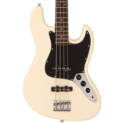 Vintage V49 Coaster Series Bass Guitar - Vintage White