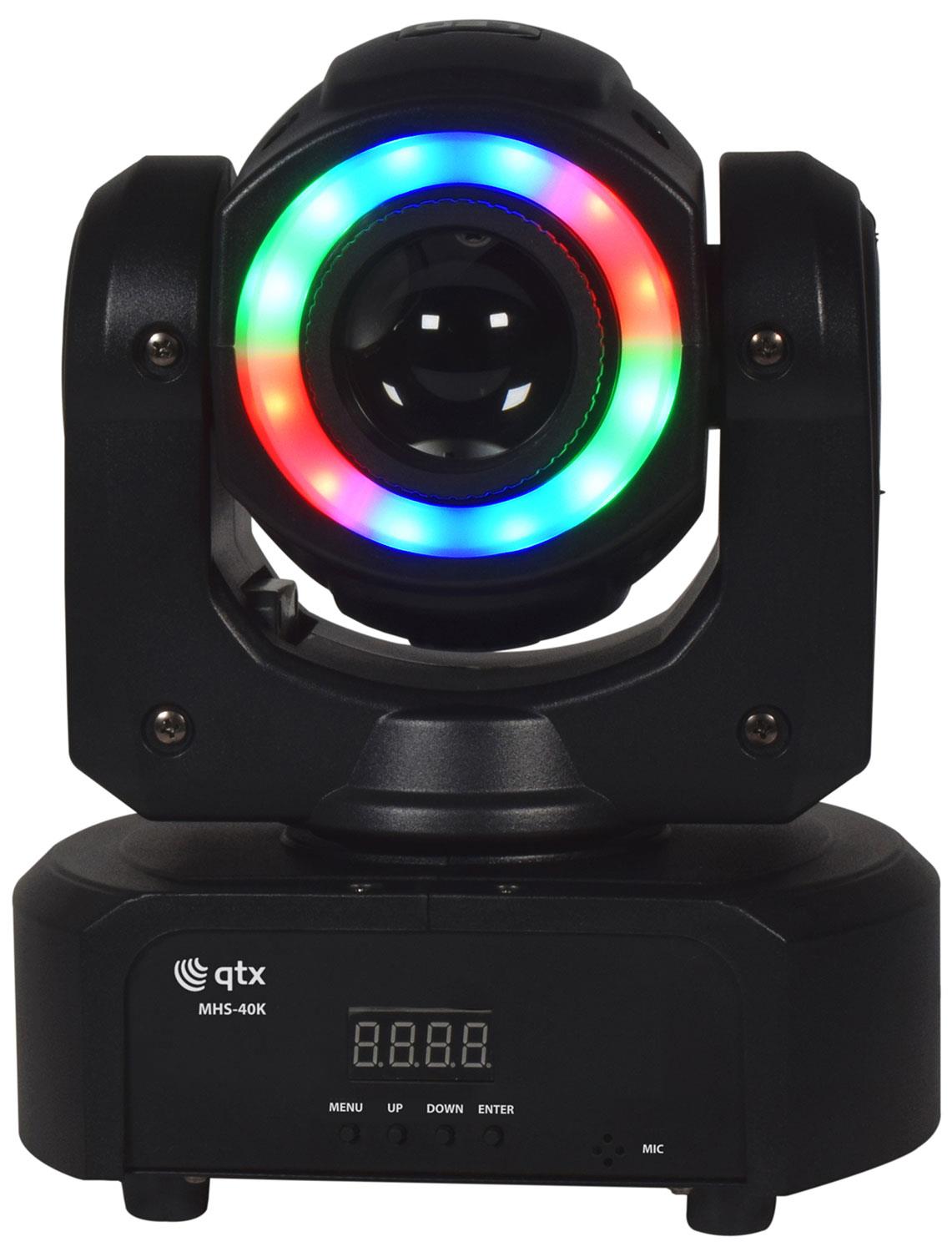 QTX MHS-40K: 40W Kaleidoscope Beam LED Moving Head – Simply Sound and ...