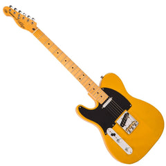 Vintage V52 Left Handed Electric Guitar - Butterscotch