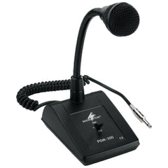 Monacor PDM-300 Dynamic Desk Microphone Paging Sound System Jack Plug