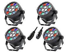 4 x Equinox Micropar RGBW 12 X 1W LED Par Can Lighting DJ Disco DMX Light Effect