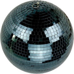 FXlab Black Mirror Ball Mirrorball Glitter Ball Size 300mm (12"") B STOCK