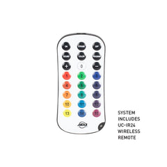 ADJ ELEMENT H6 PAK Chrome 6x Outdoor LED Uplighters inc Charging Case