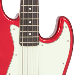 Vintage Vj74 Bass- Candy Apple Red