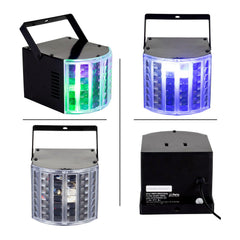 Party Light Sound 3er-Pack LED-Lichteffekte Derby Mirrorball Strobe DJ Disco Partybeleuchtung