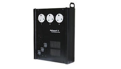 Zero 88 Alphapack 3 Dimmer 3 x 15AMP UK Socket Outlet Stage Lighting DMX Fader Control