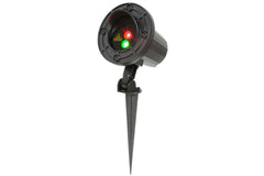 QTX IP65 Garden Laser Red Green Snowflake Firefly