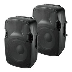 2x Ibiza Sound XTK15 Haut-parleur passif 15" 600 W Système audio PA DJ Disco