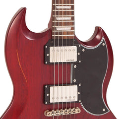 Vintage Vs6 Icon  - Distressed Cherry Red
