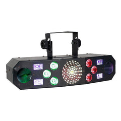 Eliminator Furious Five RG Effects Light, Derby Laser UV Color Wash