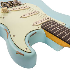 Vintage V6 Icon - Distressed Laguna Blue