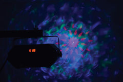 QTX Tetra LED Moonflower + Ripple + Strobe/UV + Lasereffekt