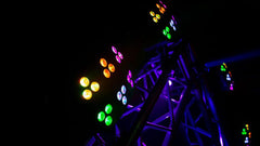 4x Chauvet DJ Wash FX Hex LED Flood RGBAW+UV 18 x 8W